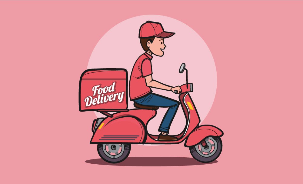 Food delivery service connecting customers with local restaurants